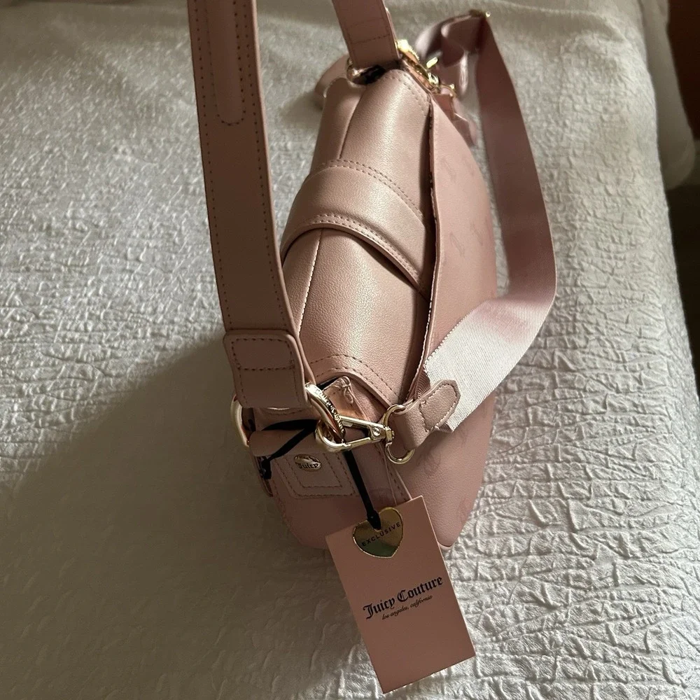 Pink Juicy Couture Handbag Satchel/Top‎ Handle Bag Coin Purse And Shoulder Strap